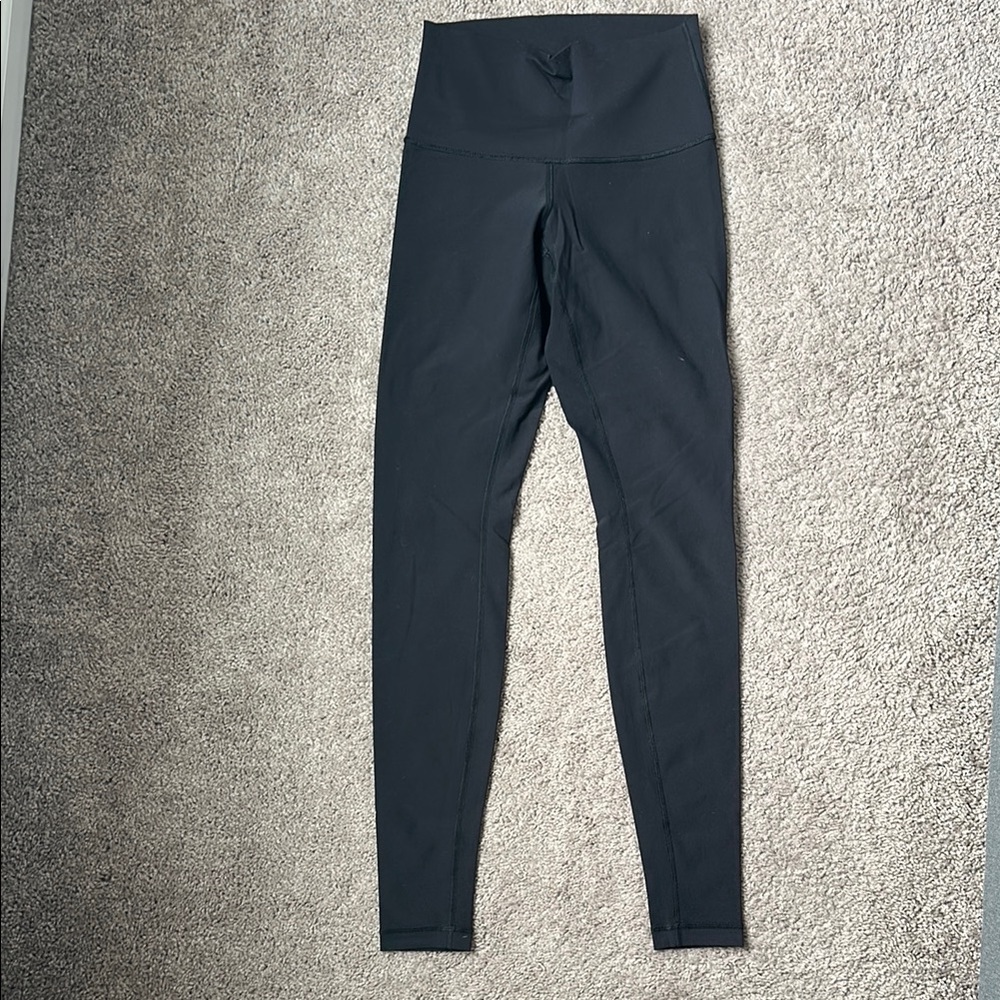 Lululemon Athletica Black High-Waisted Leggings - basically brand new.
